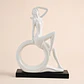 Figura Decorativa Dama Venecia Blanca - Miniatura 2
