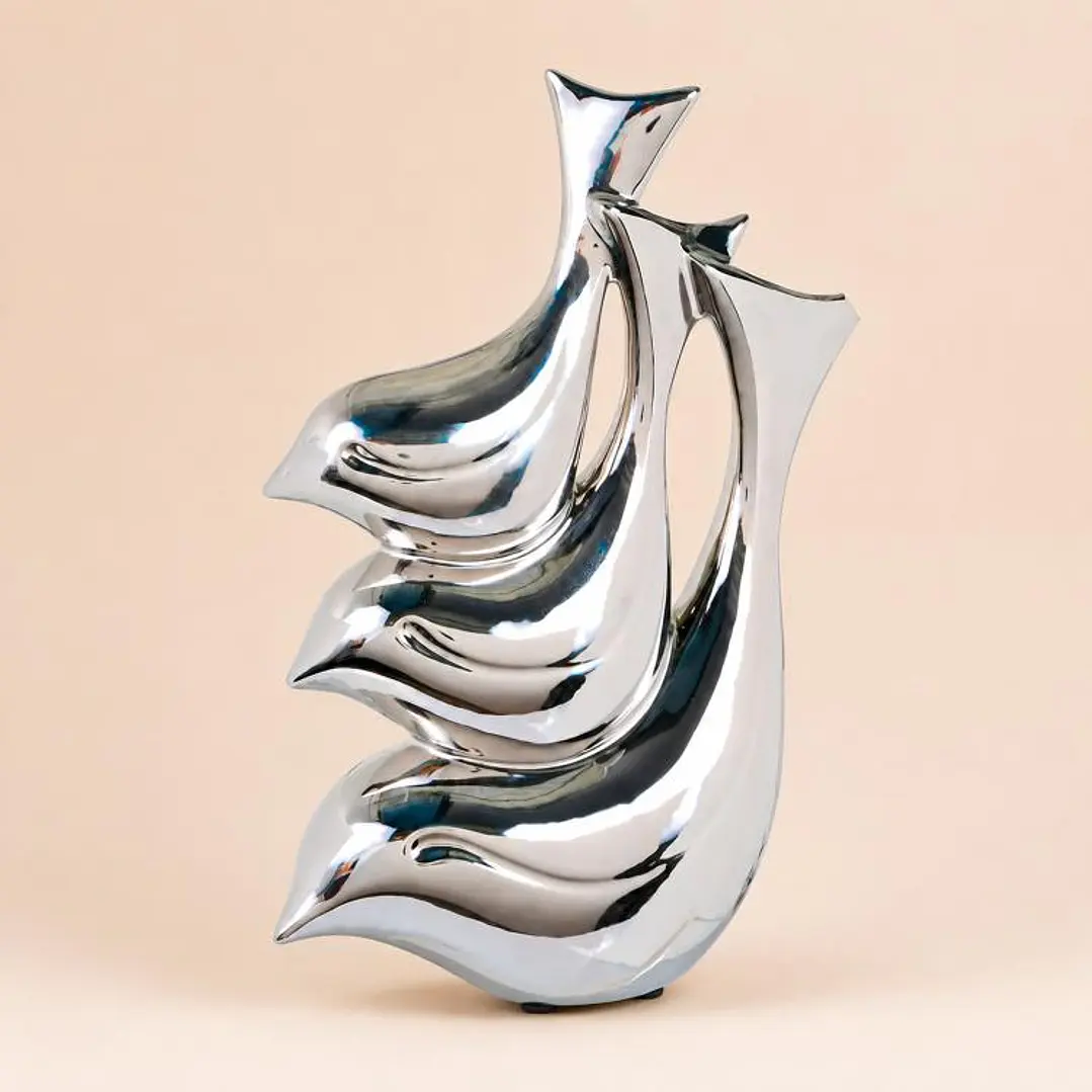 Figura Decorativa Dolphin Family 2