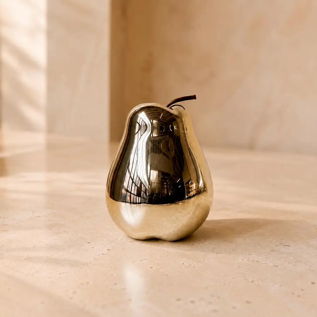 Figura Decorativa Pera Boston Gold 1
