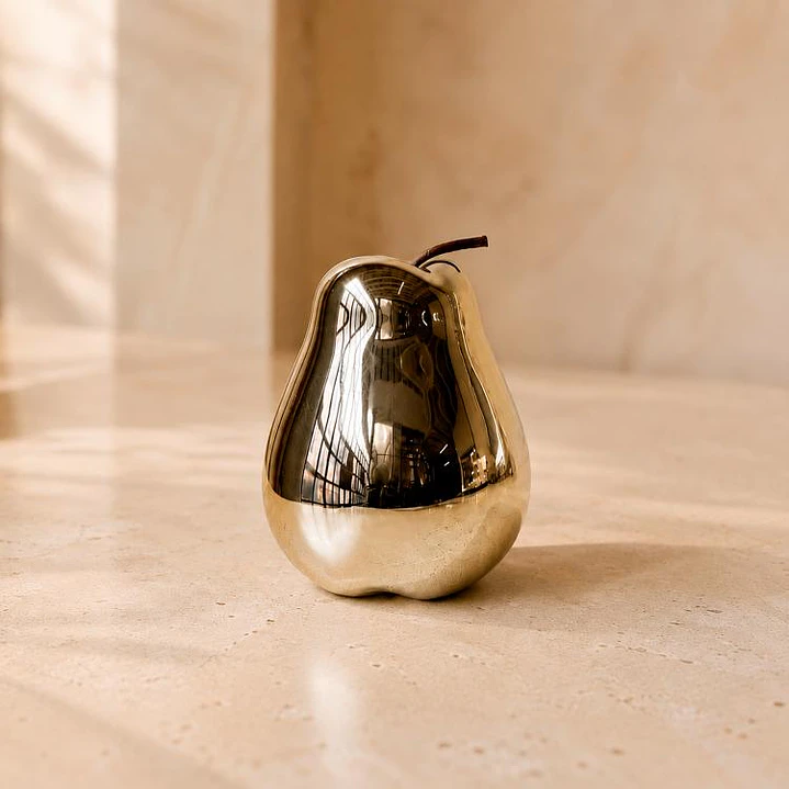 Figura Decorativa Pera Boston Gold 1
