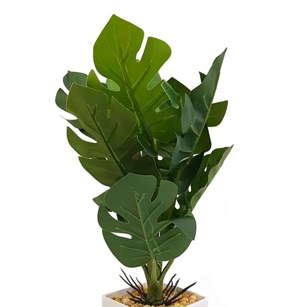 Planta Artificial Pata de Tigre Maceta Blanca 2