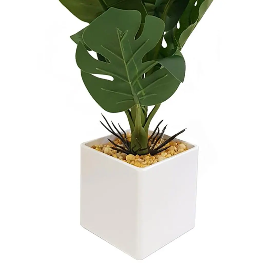 Planta Artificial Pata de Tigre Maceta Blanca 3