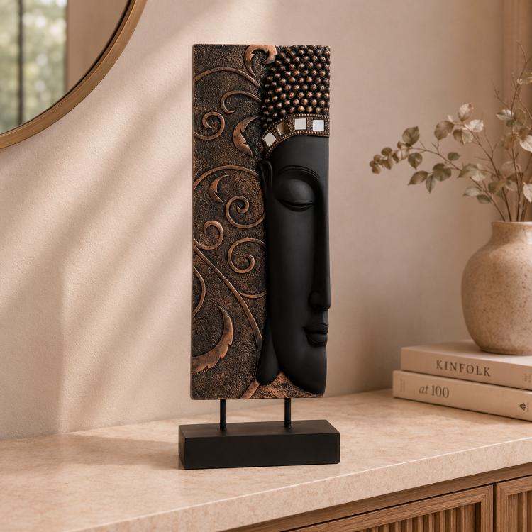 Buda Decorativo Rostro Izquierdo