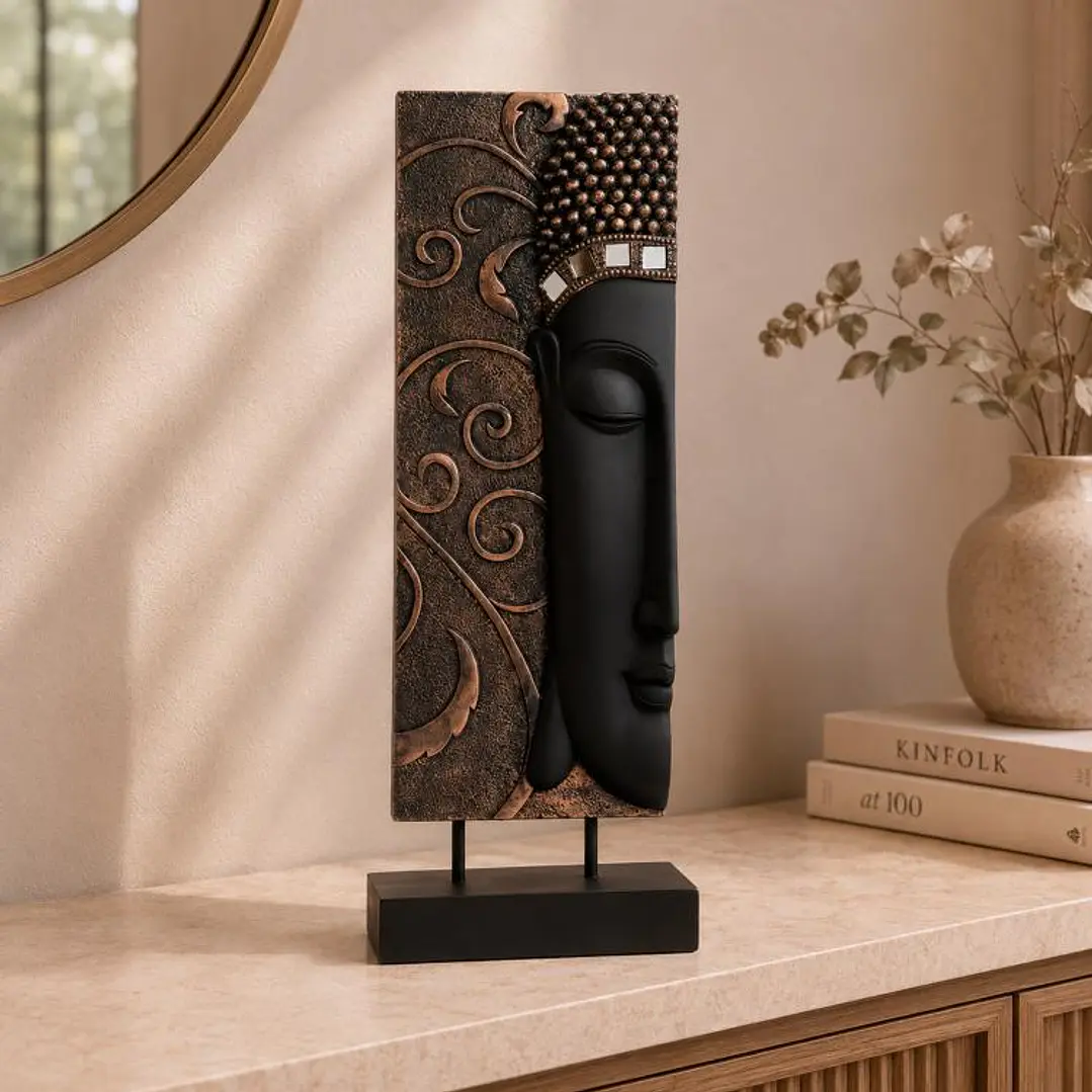 Buda Decorativo Rostro Izquierdo 1