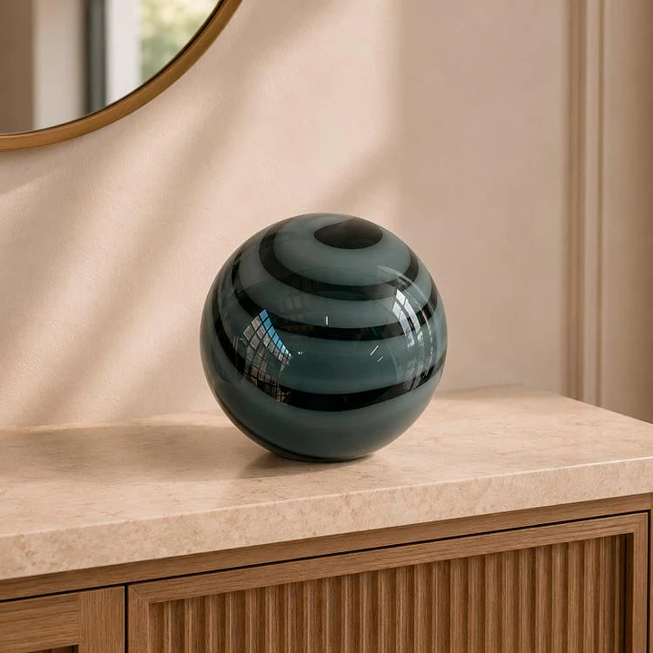 Figura Decorativa Esfera Jupiter Blue XL 1