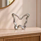 Figura Decorativa Mariposa Abstracta Silver - Miniatura 1