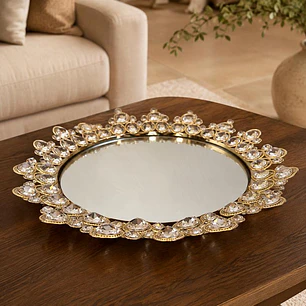 Centro de Mesa Verdún Circular Gold
