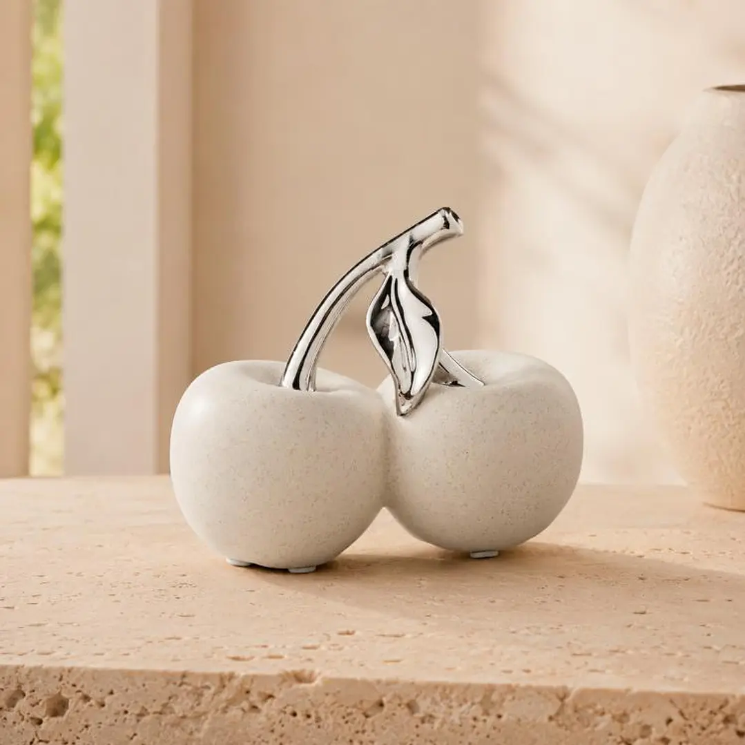 Figura Decorativa Manzana Doble 1