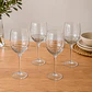 Juego Copas Espiral Acero Vino Tinto 4 Piezas - Miniatura 1