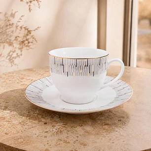 Juego Tazas Varsovia para Té 12 Piezas