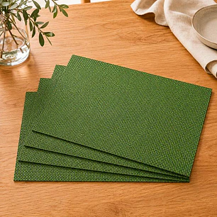Set de Individuales Prado 4 Piezas Verde