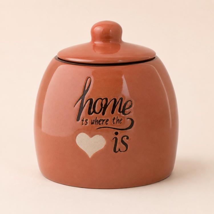 Azucarera con Tapa Home Terracota