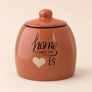 Azucarera con Tapa Home Terracota
