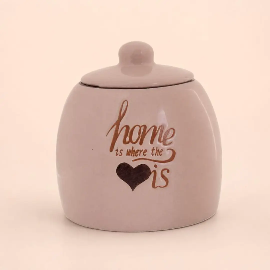 Azucarera con Tapa Home Beige 1