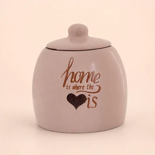 Azucarera con Tapa Home Beige