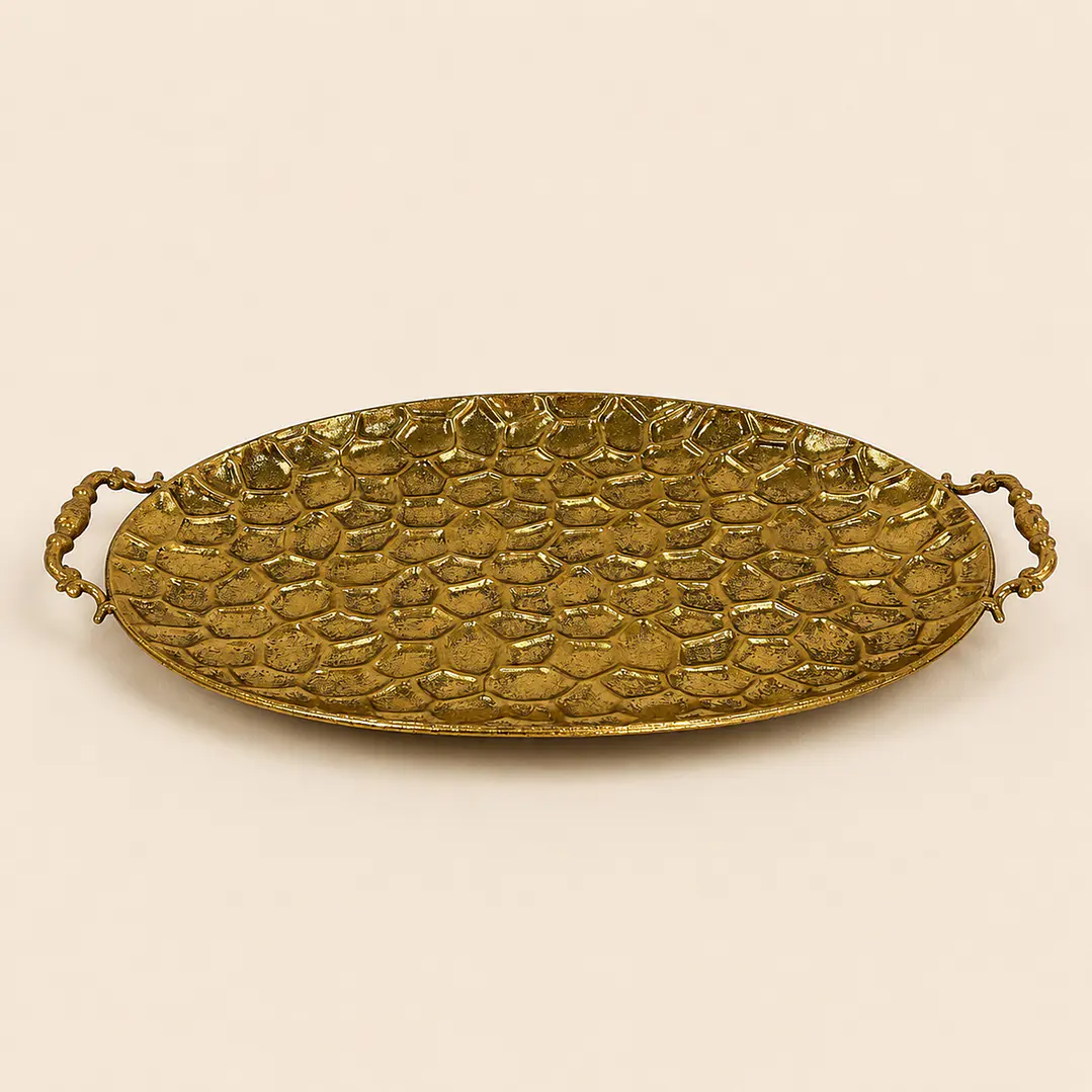 Centro de Mesa Decorativo Catiana Gold 6