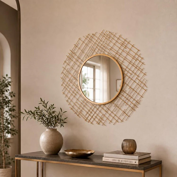 Espejo Decorativo Malta Gold 1