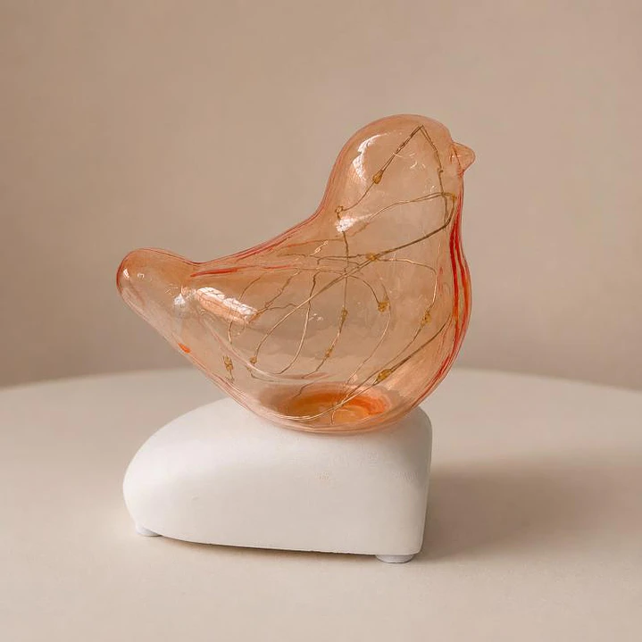 Figura Pájaro Decorativo Led Mediano 4