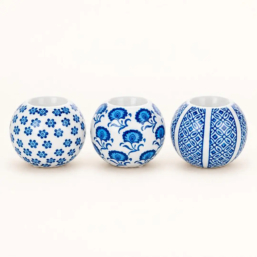 Set de Portavelas Océano 3 Piezas 5