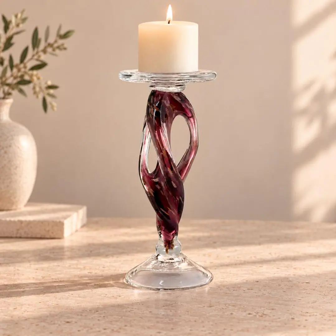Portavela Murano Bordo 1