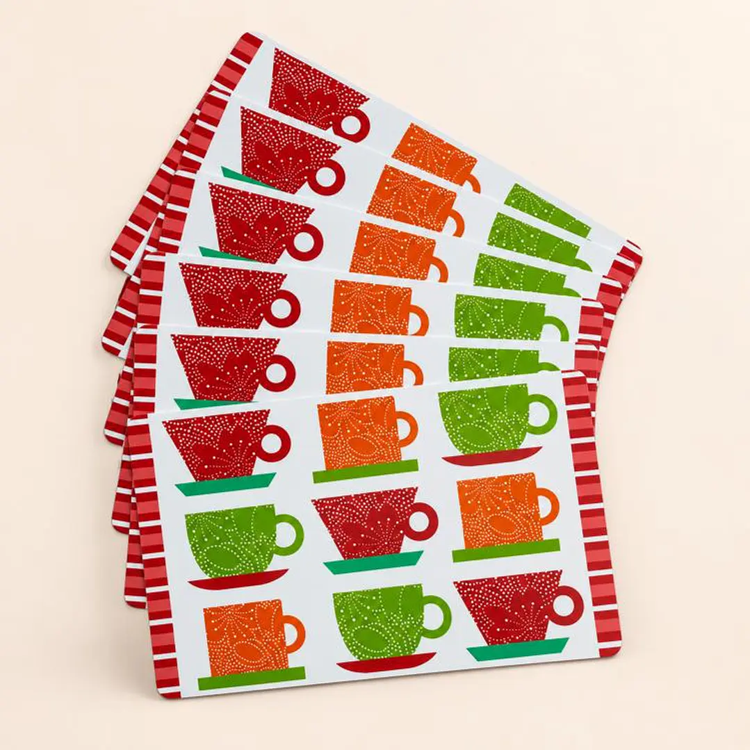 Set de Individuales Cappuccino 6 Piezas 1