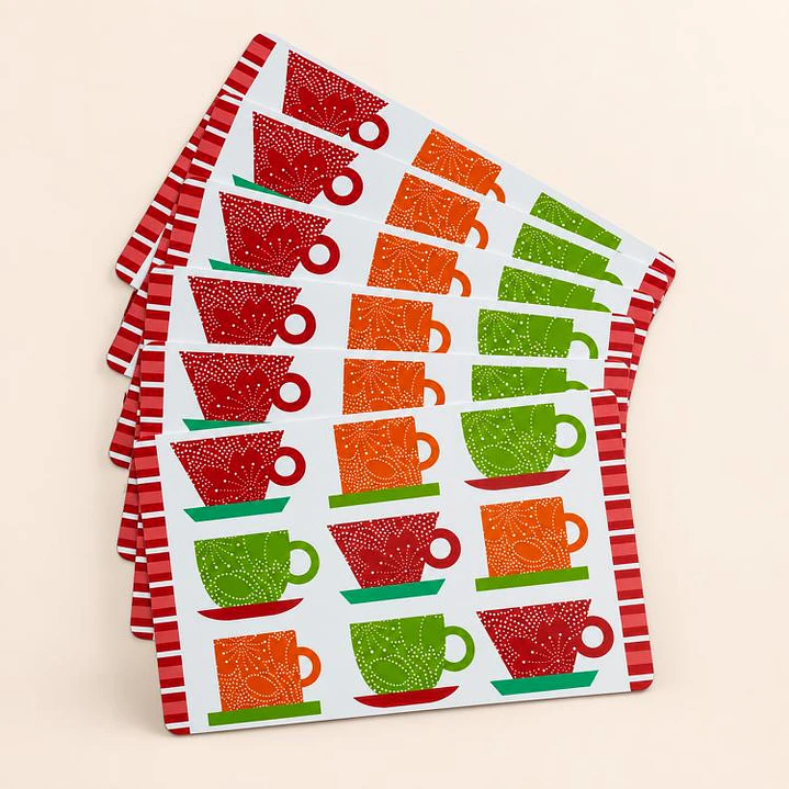 Set de Individuales Cappuccino 6 Piezas 1