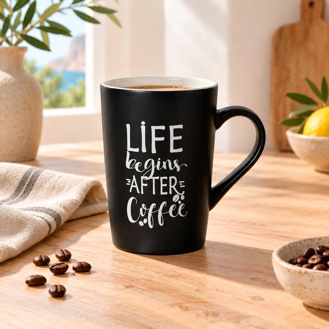 Tazón Life Begins After Coffee 1