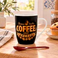 Tazón Lungo Con Cuchara Negro - Miniatura 1