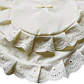 Juego Cortina Broderie para Baño 6 Piezas Beige - Miniatura 3