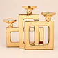 Portavelas Triple Geometría Gold - Miniatura 5