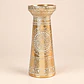 Portavela Decorativo Azteca Grande Gold - Miniatura 5
