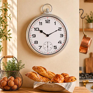 Reloj Mural Gallen Silver