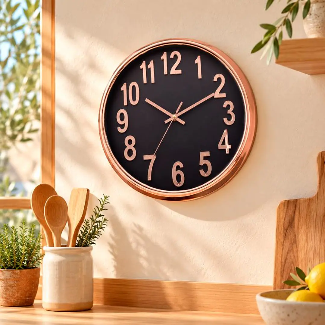 Reloj Mural Bourges Black  1