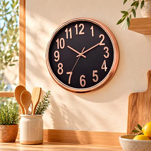 Reloj Mural Bourges Black 