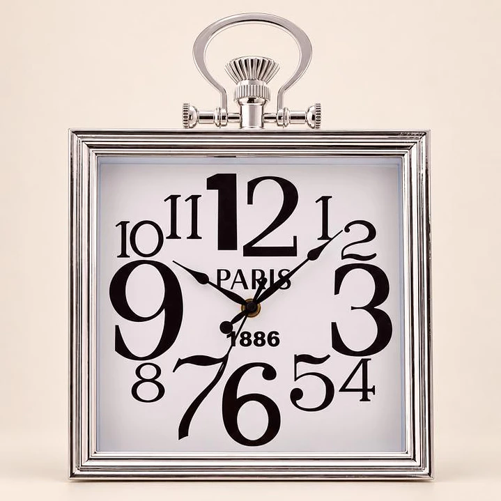 Reloj Mural Basilea Silver  5