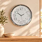 Reloj Mural Lugano Silver - Miniatura 1