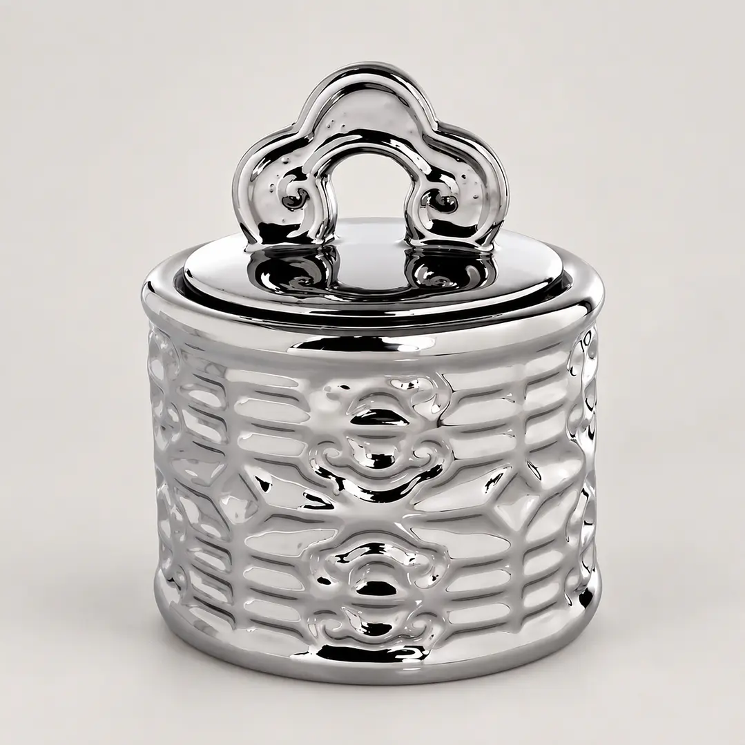 Joyero Corona Silver con Tapa 4