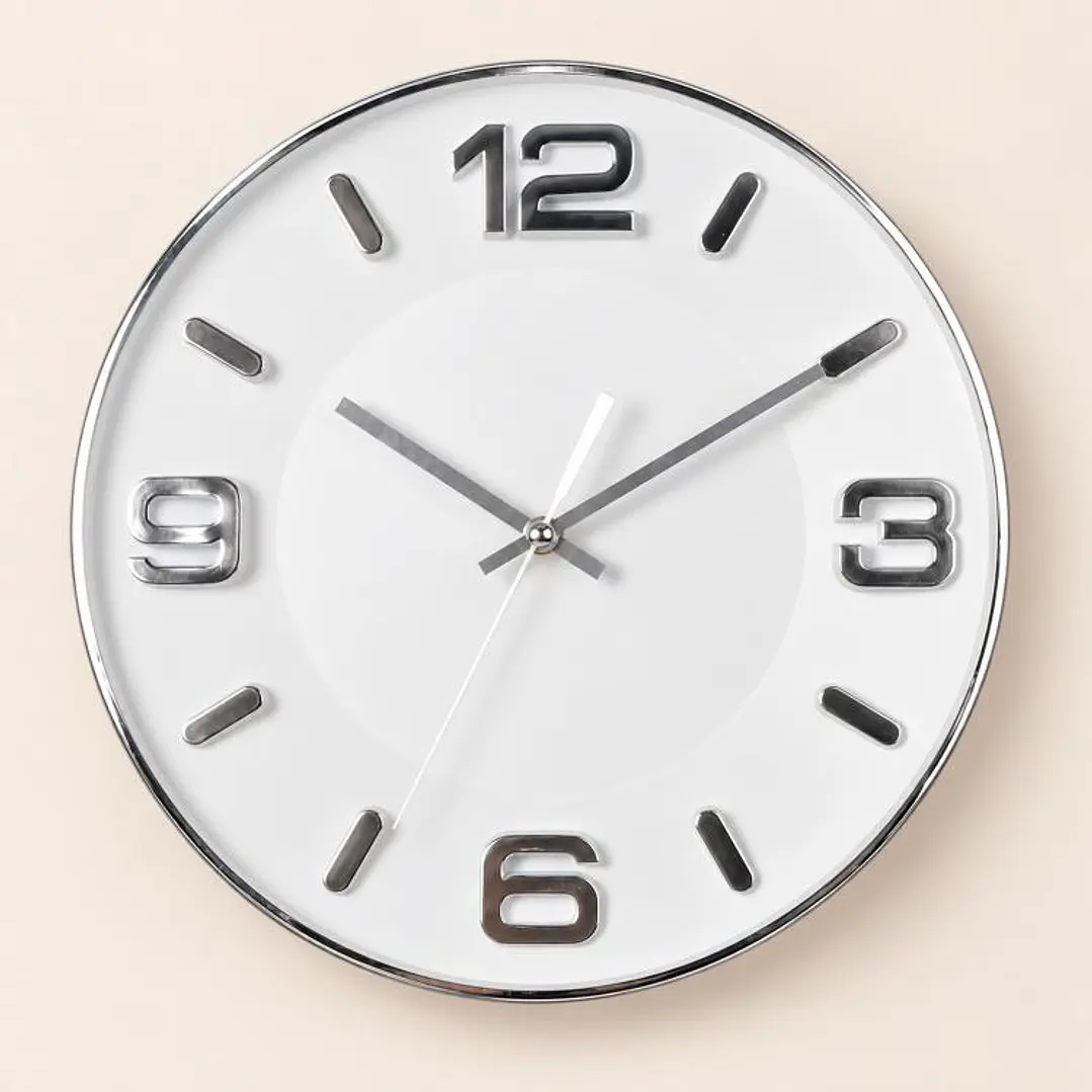 Reloj Mural Lucerna Silver 5
