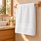 Toallón de Baño Grecco Blanco - Miniatura 1