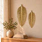 Placa Mural Hoja Royal Gold Grande - Miniatura 2