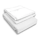 Juego de Sábanas 144 Hilos Lisa Blanca Superking - Miniatura 2