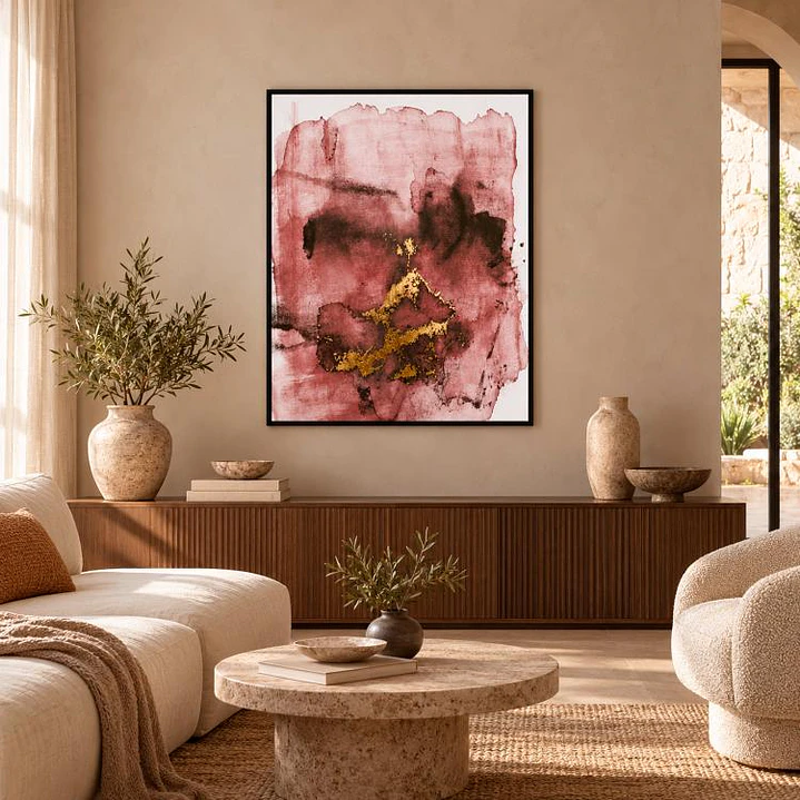 Cuadro Mural Abstracto Boceto Bordo 120X80 1