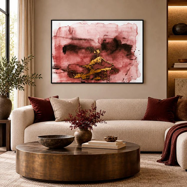 Cuadro Mural Abstracto Boceto Bordo 120X80 2