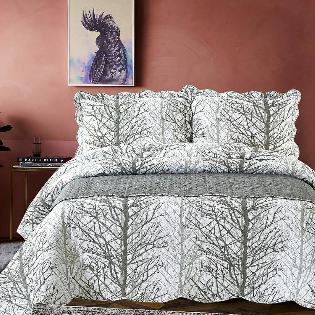 Quilt Con Piecera Forest King 1