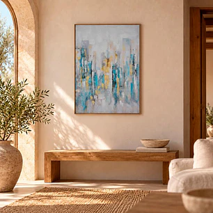 Cuadro City Blue 100 x 70