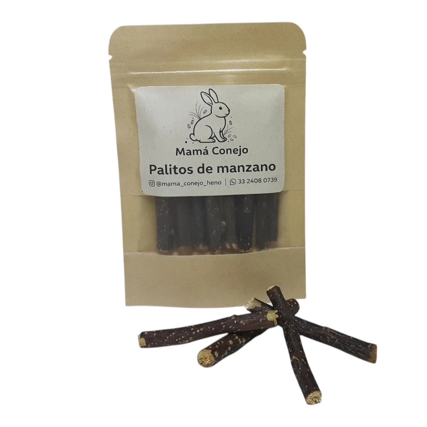 Palitos de Manzano Dulce Horneados (Juguete Masticable) 1