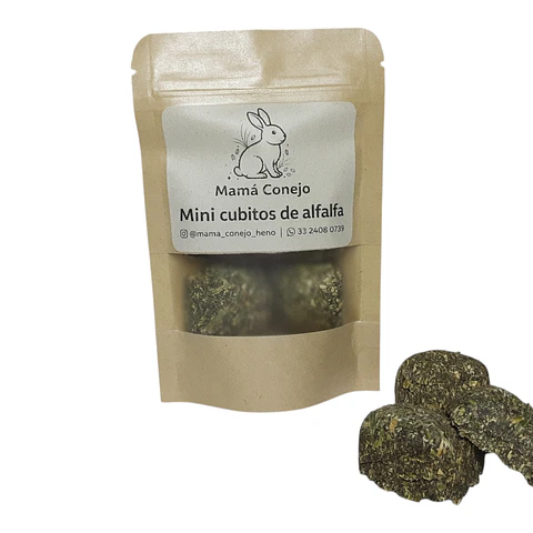 Cubos de Alfalfa Premium (Conejos, Cuyos y Chinchillas)