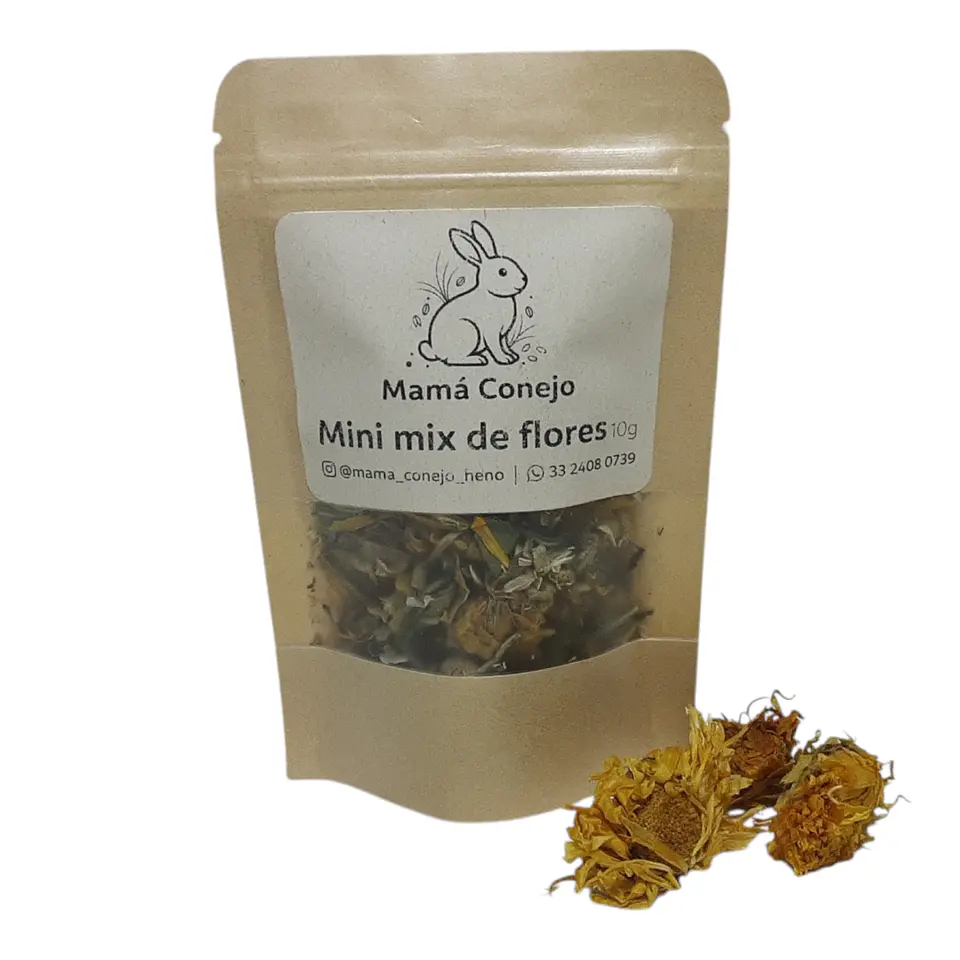 Mix de Flores Premium: Aromático y Relajante (Conejos y Cuyos) 2