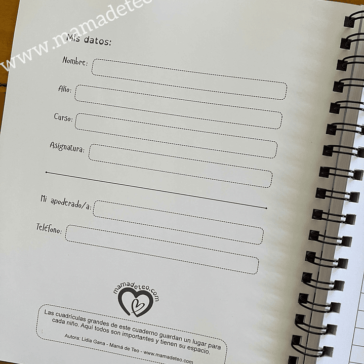 Pack: 8 Cuadernos universitarios cuadrícula grande 3