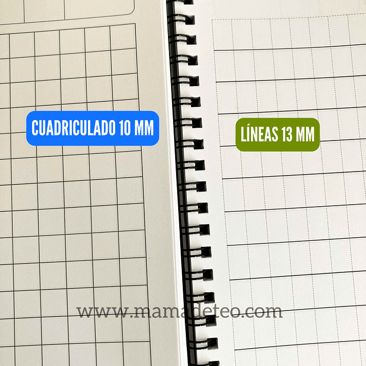 Pack mixto: 5 cuadrícula + 3 líneas 2
